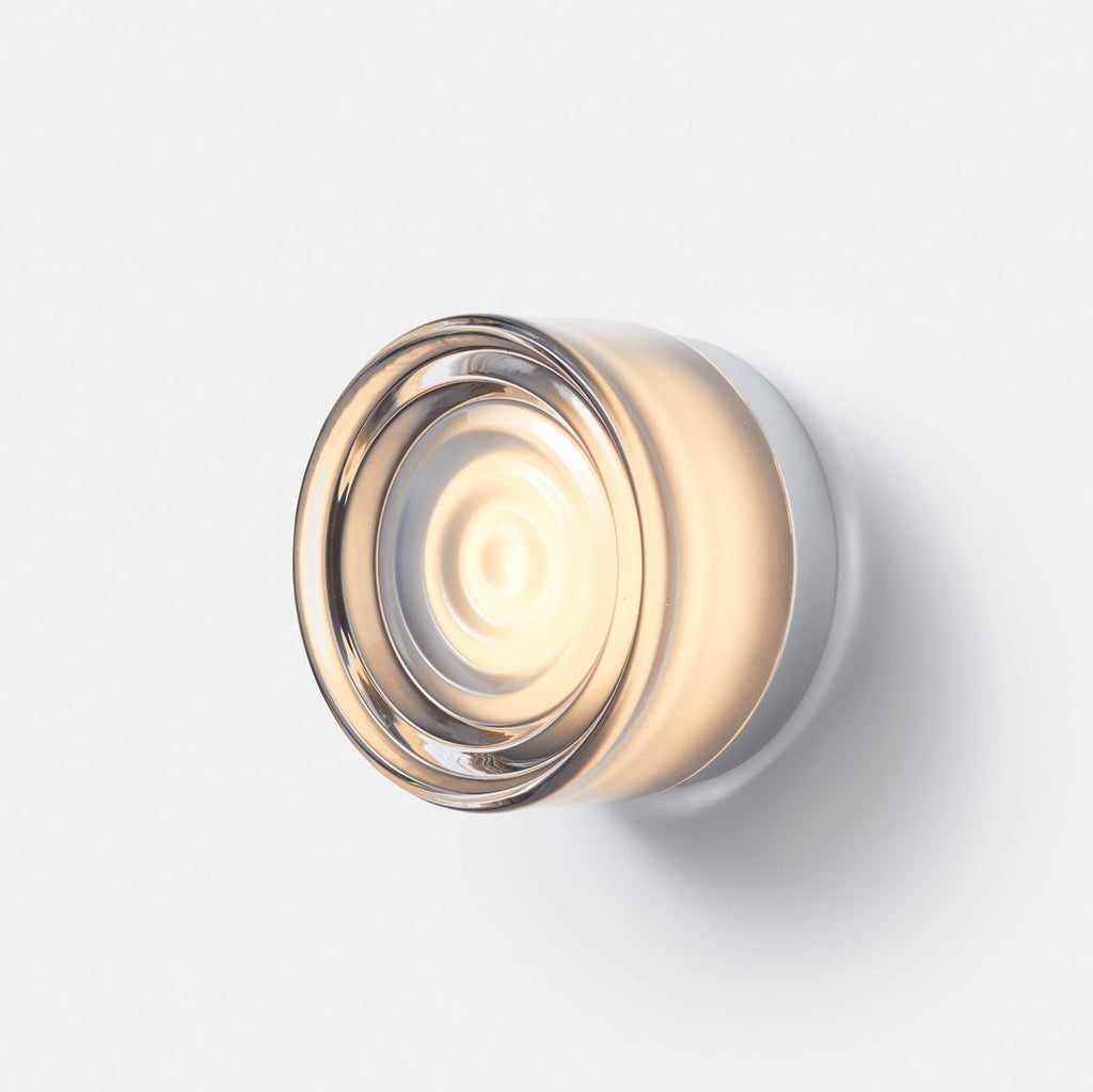 TML Ripple IP65 Bewertung Wandlampe aus gehärtetem Glas
