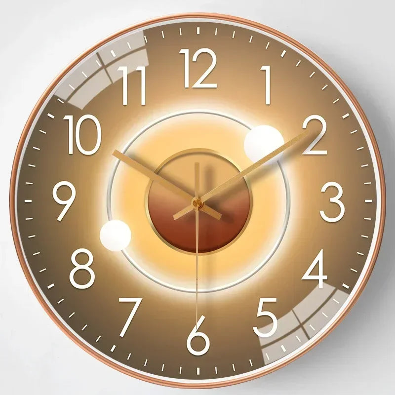 SilentTime – Horloge murale numérique style classique