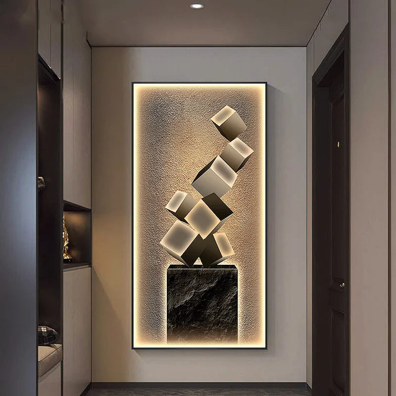Modern konstnärlig vägglampa – justerbar LED-design för heminredning och belysning av konstverk