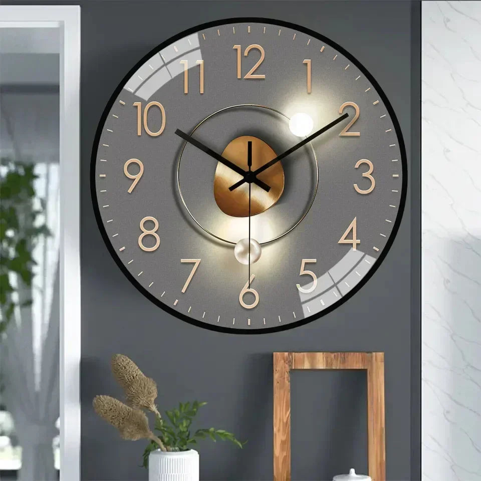 SilentTime – Horloge murale numérique style classique