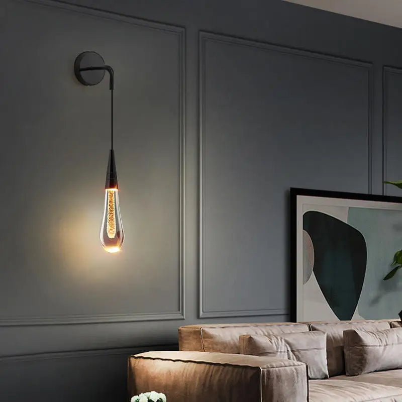 Crystal Drops – Dekorativ lampa, tidlös stil