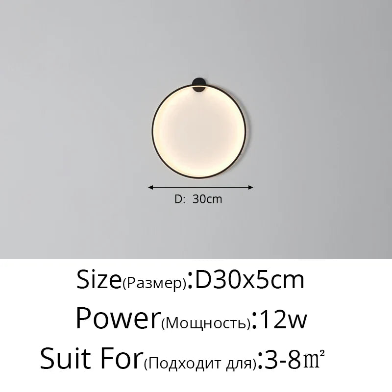 Mond LED Wandleuchte – Moderne Wandleuchte für Schlafzimmer, Wohnzimmer und Flur