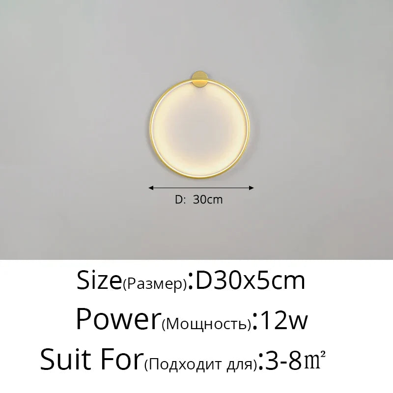 Mond LED Wandleuchte – Moderne Wandleuchte für Schlafzimmer, Wohnzimmer und Flur