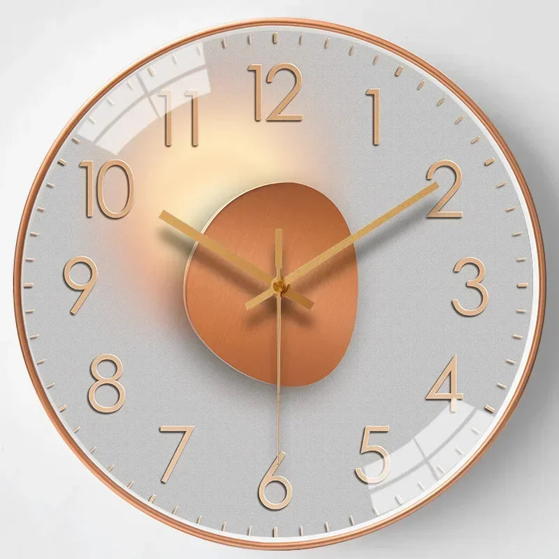 SilentTime – Horloge murale numérique style classique