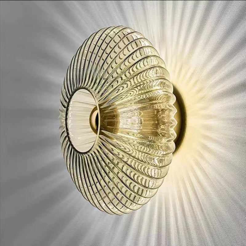 Elegantes Glas | Glas-Wandleuchte