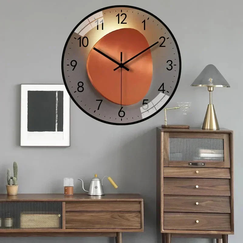 SilentTime – Horloge murale numérique style classique