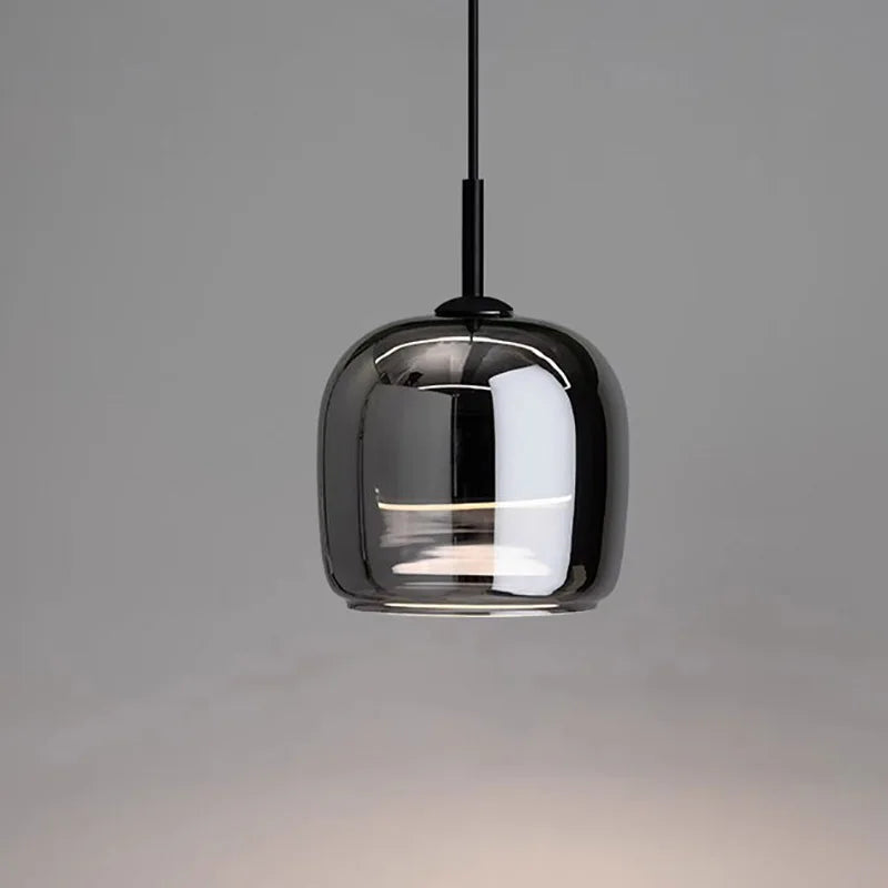 Nordic glazen LED hanglamp – moderne luxe kroonluchter