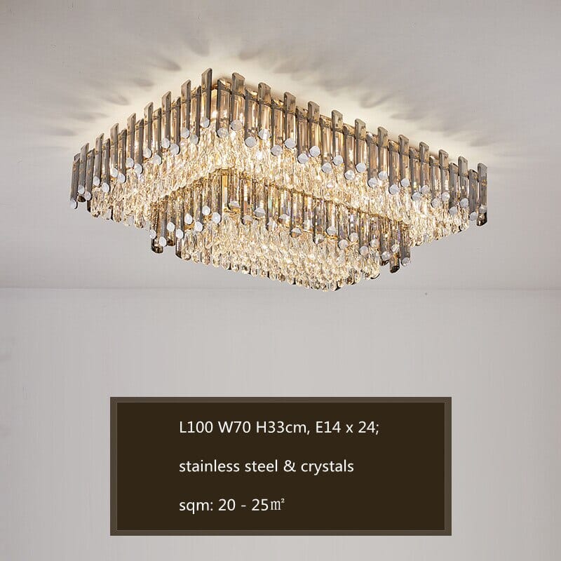 Luminaires Plafonniers Roberta Crystal