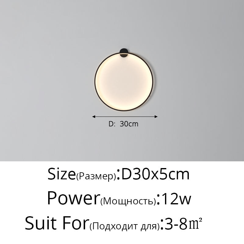 Mond LED Wandleuchte – Moderne Wandleuchte für Schlafzimmer, Wohnzimmer und Flur