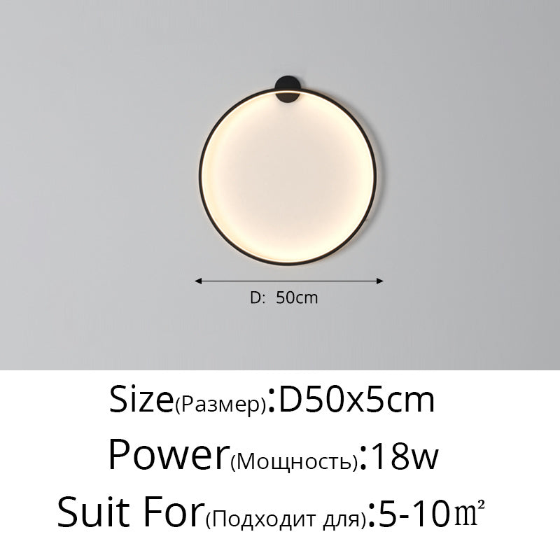 Mond LED Wandleuchte – Moderne Wandleuchte für Schlafzimmer, Wohnzimmer und Flur