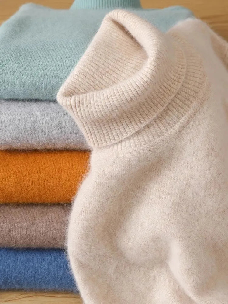 Japonais tricoté - Pull pour homme 100 % cachemire - velours de cachemire pur