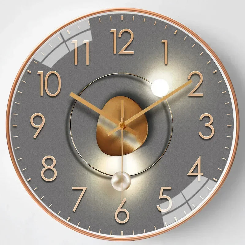SilentTime – Horloge murale numérique style classique