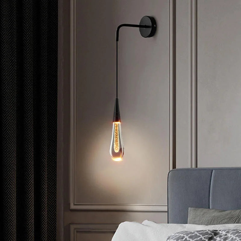 Crystal Drops – Dekorativ lampa, tidlös stil