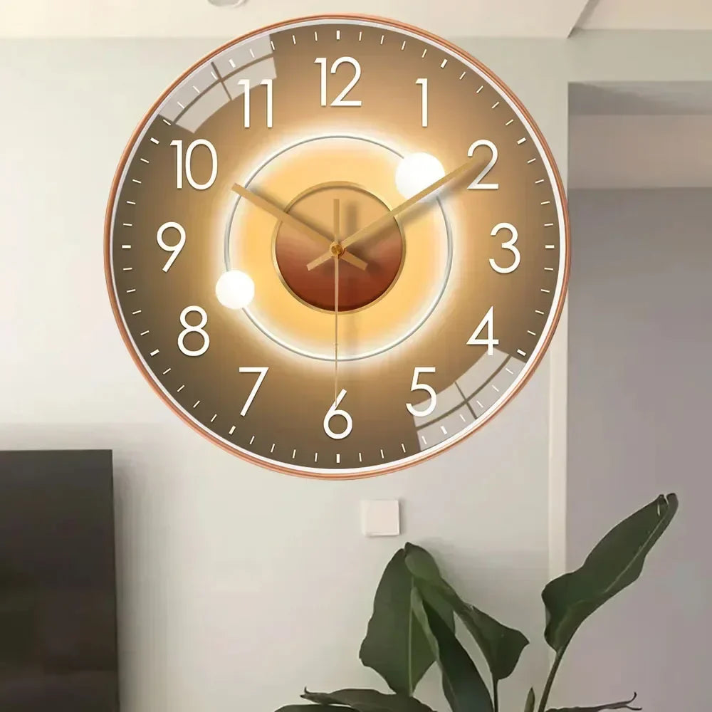 SilentTime – Horloge murale numérique style classique