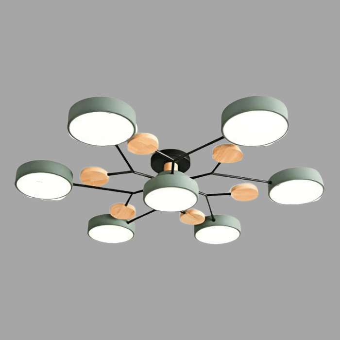 Skandinavische Deckenleuchte mit verzweigtem Design, stilvoll & nachhaltig mit LED-Technologie