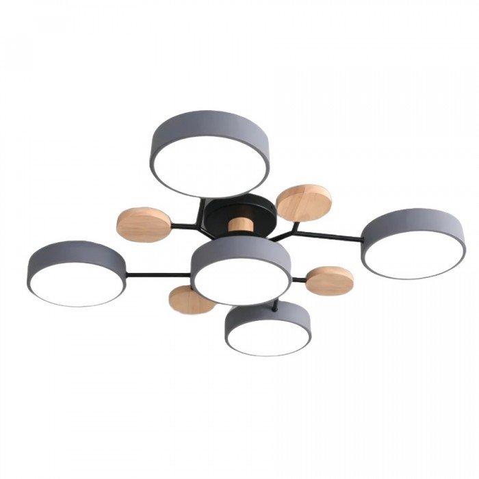 Plafonnier scandinave à design ramifié, élégant et durable avec technologie LED