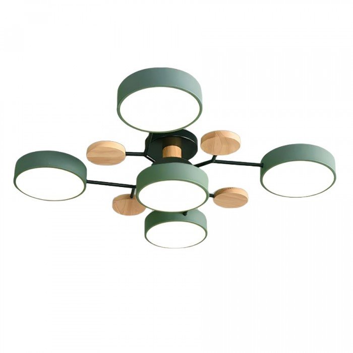 Plafonnier scandinave à design ramifié, élégant et durable avec technologie LED
