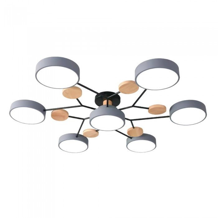 Skandinavische Deckenleuchte mit verzweigtem Design, stilvoll & nachhaltig mit LED-Technologie