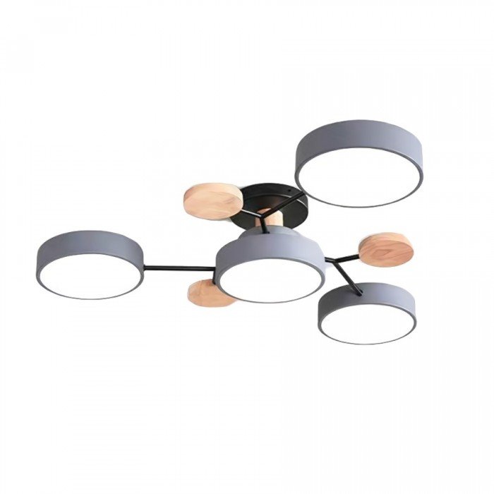 Plafonnier scandinave à design ramifié, élégant et durable avec technologie LED