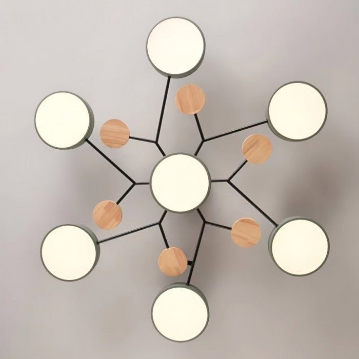 Skandinavische Deckenleuchte mit verzweigtem Design, stilvoll & nachhaltig mit LED-Technologie