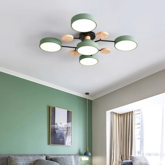 Skandinavische Deckenleuchte mit verzweigtem Design, stilvoll & nachhaltig mit LED-Technologie