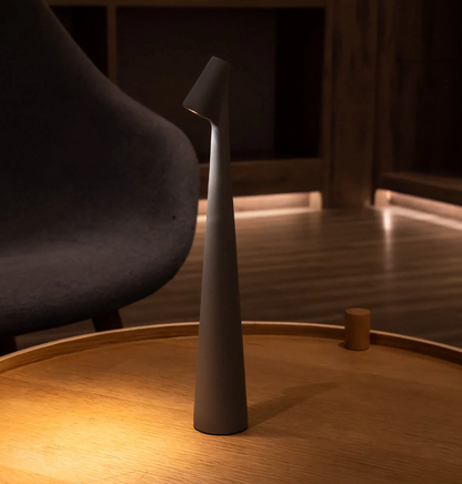 Nordische minimalistische Design-Tischlampe | Kabellos | LED | Leselampe | Esslampe