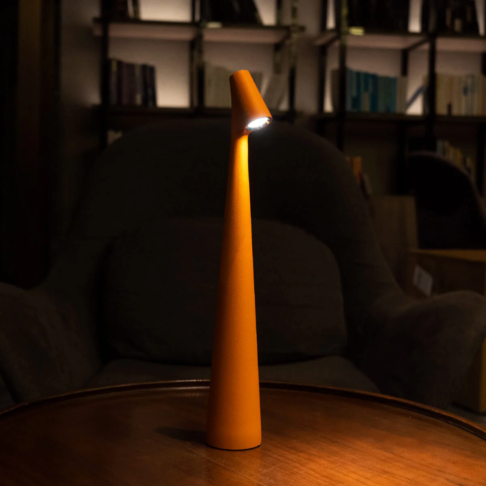 Nordische minimalistische Design-Tischlampe | Kabellos | LED | Leselampe | Esslampe