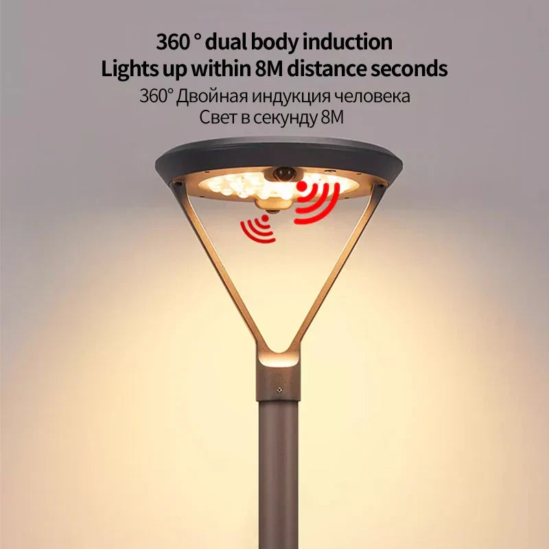 Lumière de Cour Solaire Extérieure