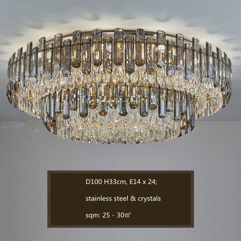 Luminaires Plafonniers Roberta Crystal