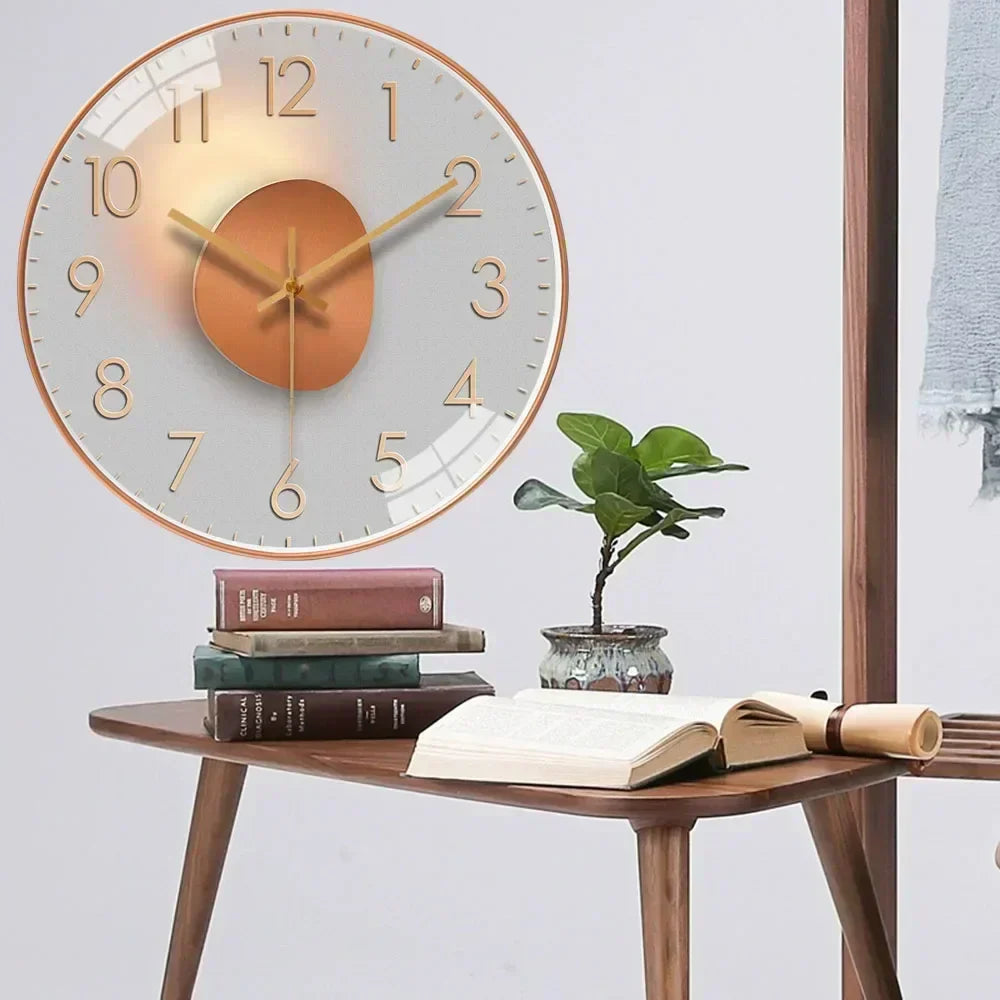 SilentTime – Horloge murale numérique style classique