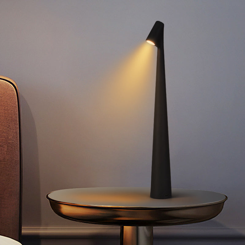 Nordische minimalistische Design-Tischlampe | Kabellos | LED | Leselampe | Esslampe