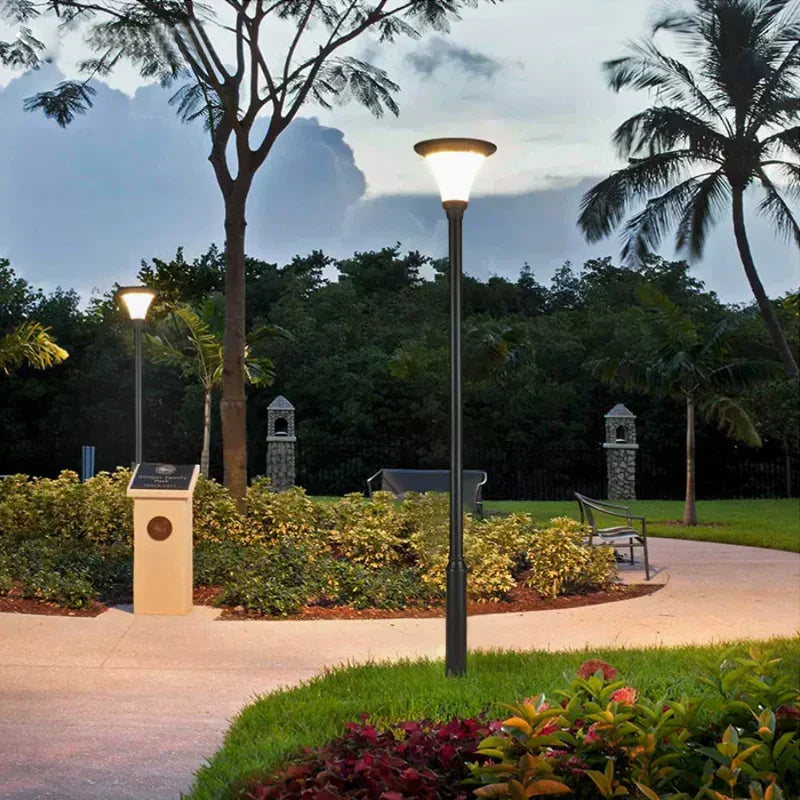 Luces de columna Vrimlo para exteriores
