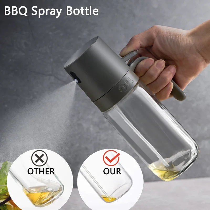 Bouteille vaporisateur d'huile en verre borosilicaté haut de gamme Gourmet Mist 250 ml – Parfaite pour une cuisine saine