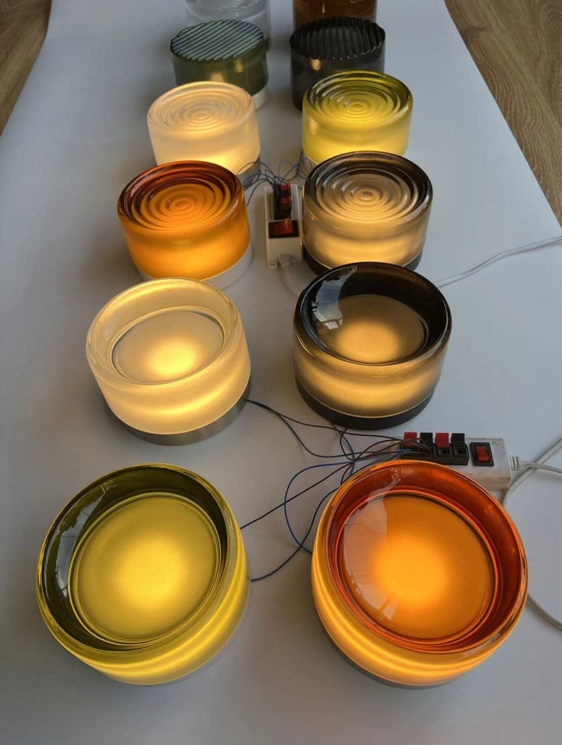 TML Ripple Modern Wall Sconce – IP65 Rated, Tempered Glass Shade, Indoor Wall Light with Touch Switch (E14 Bulb Included)