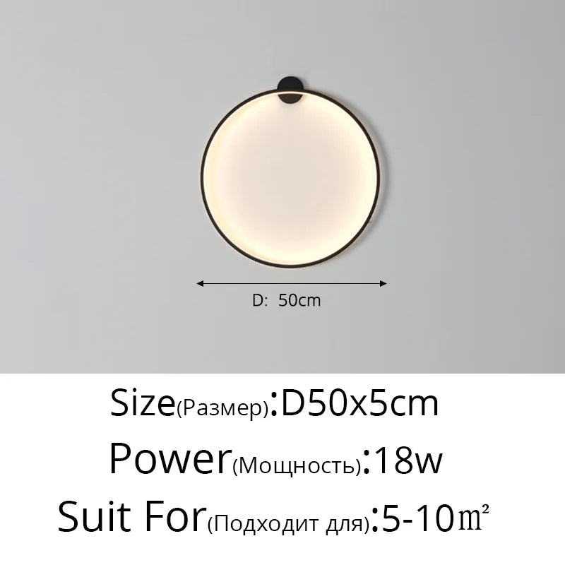 Mond LED Wandleuchte – Moderne Wandleuchte für Schlafzimmer, Wohnzimmer und Flur