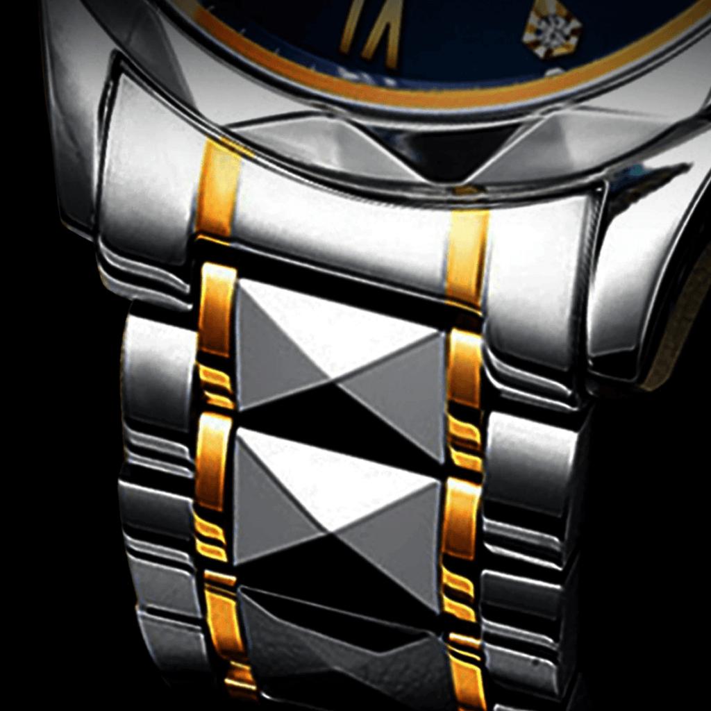 Stilvolle Herrenarmbanduhr aus Edelstahl - Lumistel