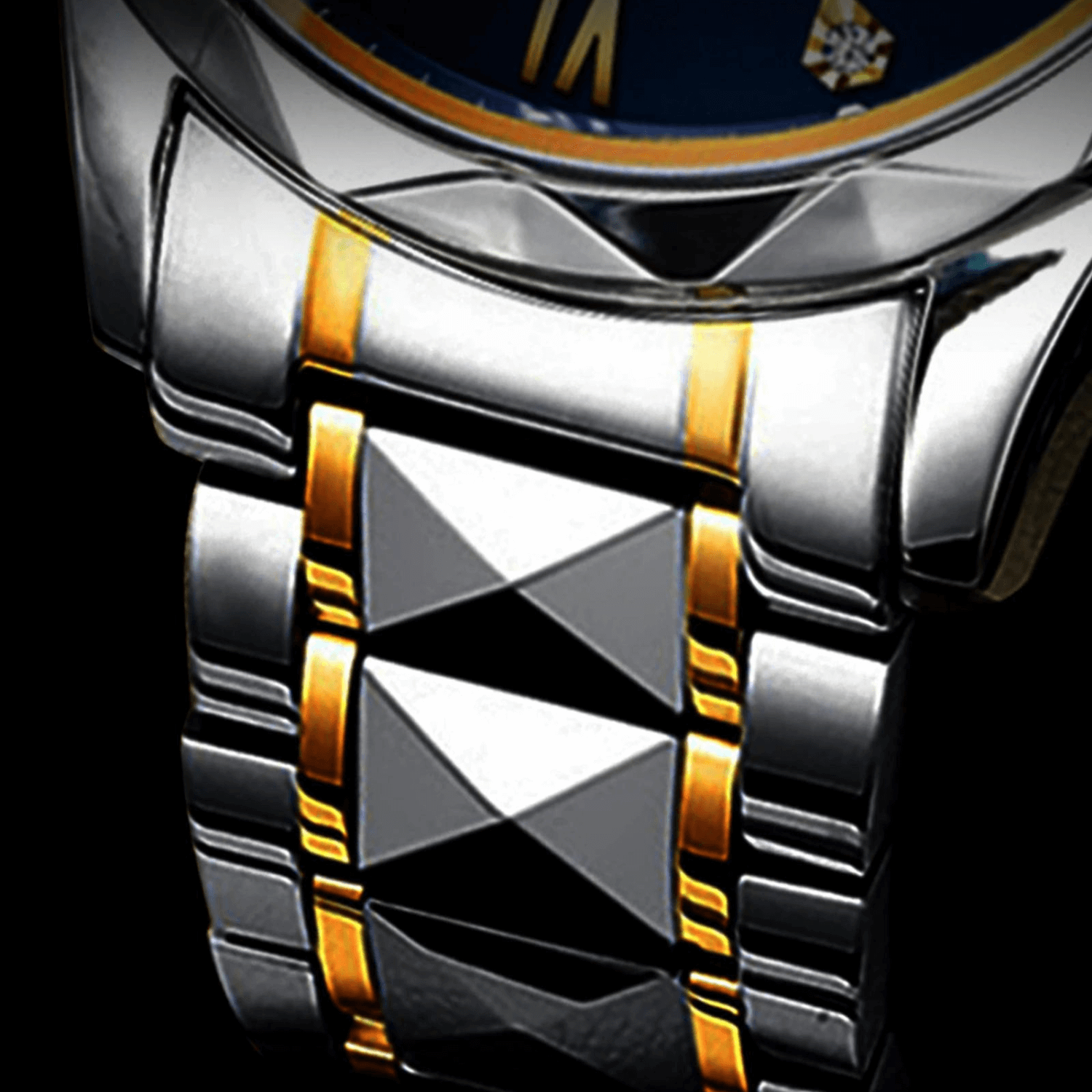 Stilvolle Herrenarmbanduhr aus Edelstahl - Lumistel
