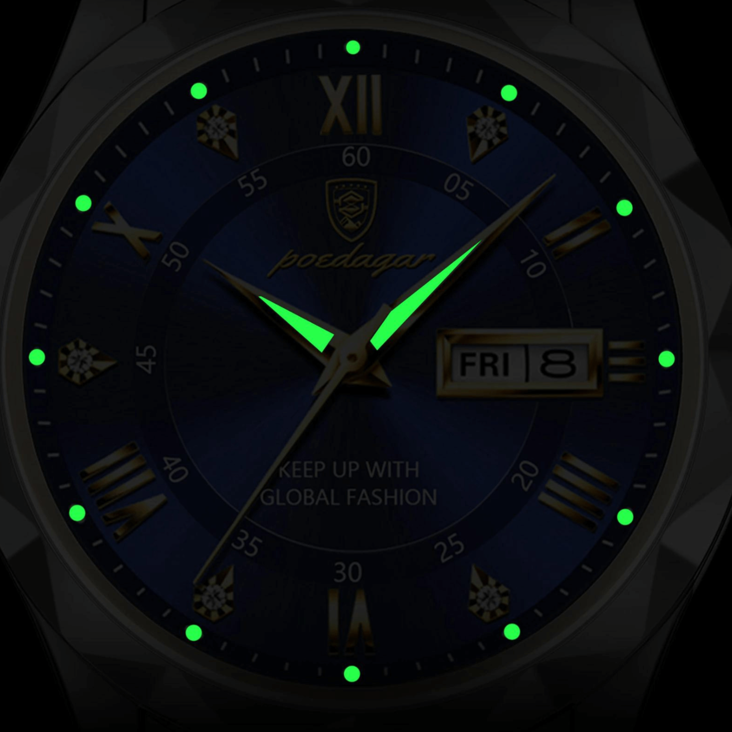 Stilvolle Herrenarmbanduhr aus Edelstahl - Lumistel