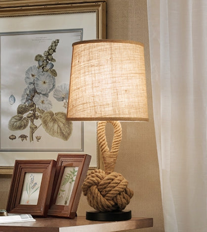 Vintage Twine Desk Lamp
