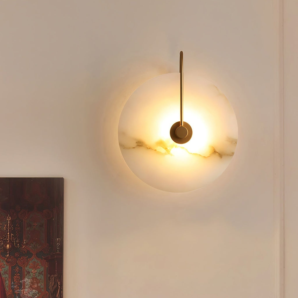 Alabaster LED Lampa Ścienna