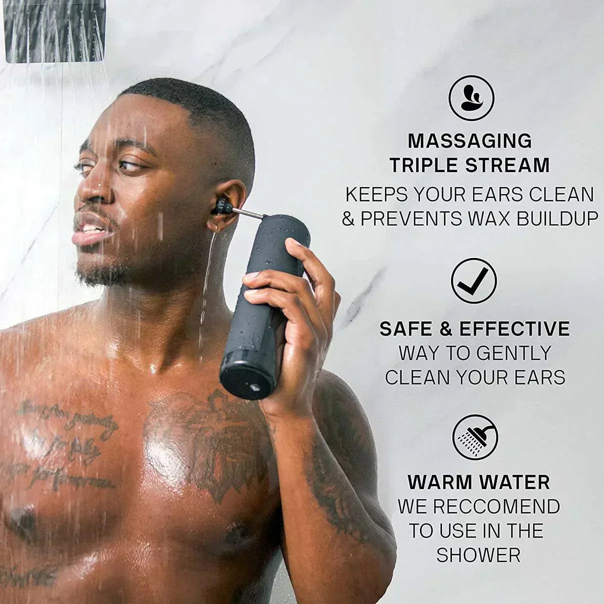 Wush™ Pro - Enlever la cire, entendre clairement et améliorer la santé des oreilles
