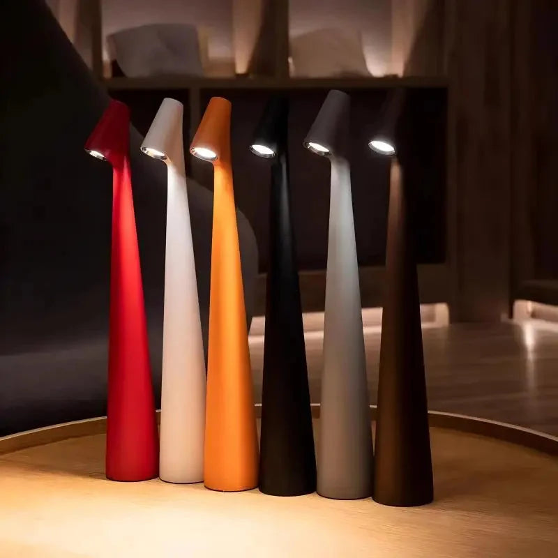 Minimalistisches nordisches Design Tischlampe | Kabellos | LED | Leselampe | Esszimmerlampe