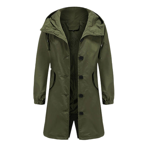 EleganCoat | Moderiktig lång trenchcoat/jacka för kvinnor säsongsbyte 2024