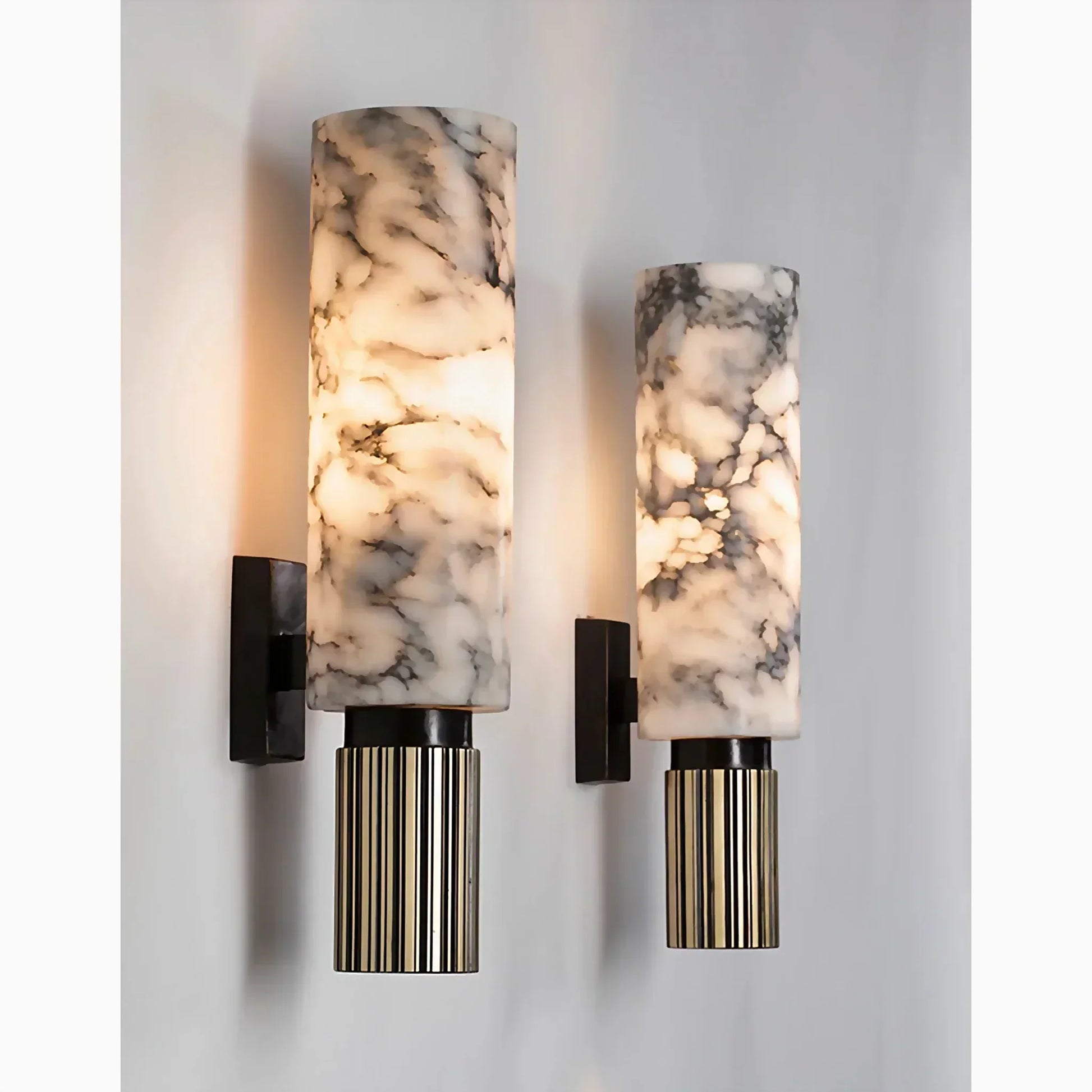 Marmor Wandlampe