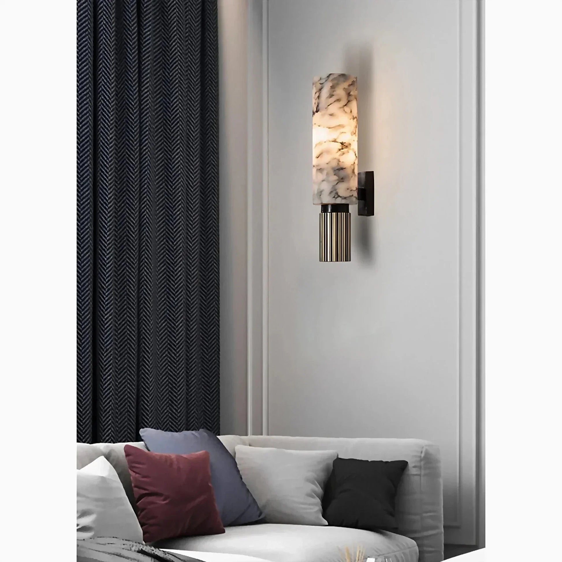 Marmor Wandlampe
