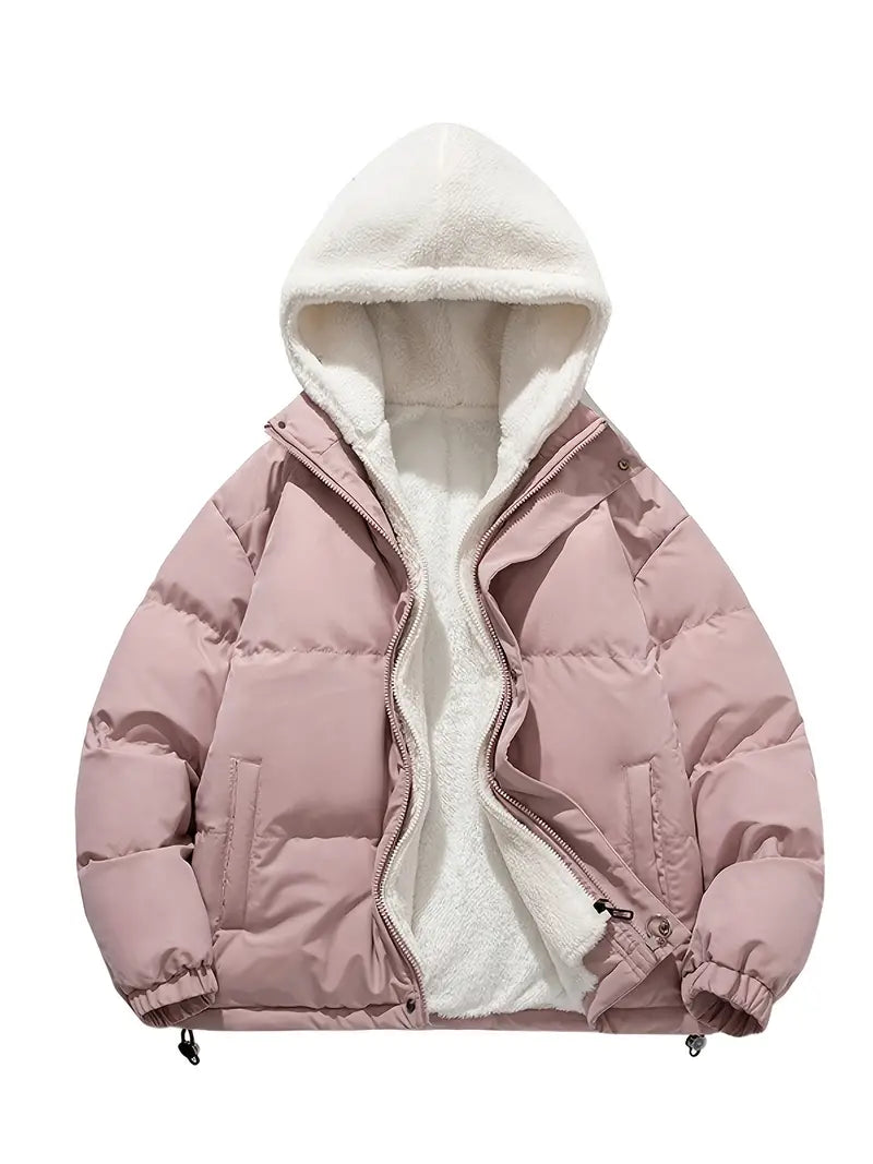 Eagle - Veste d'hiver à capuche en polaire douillette