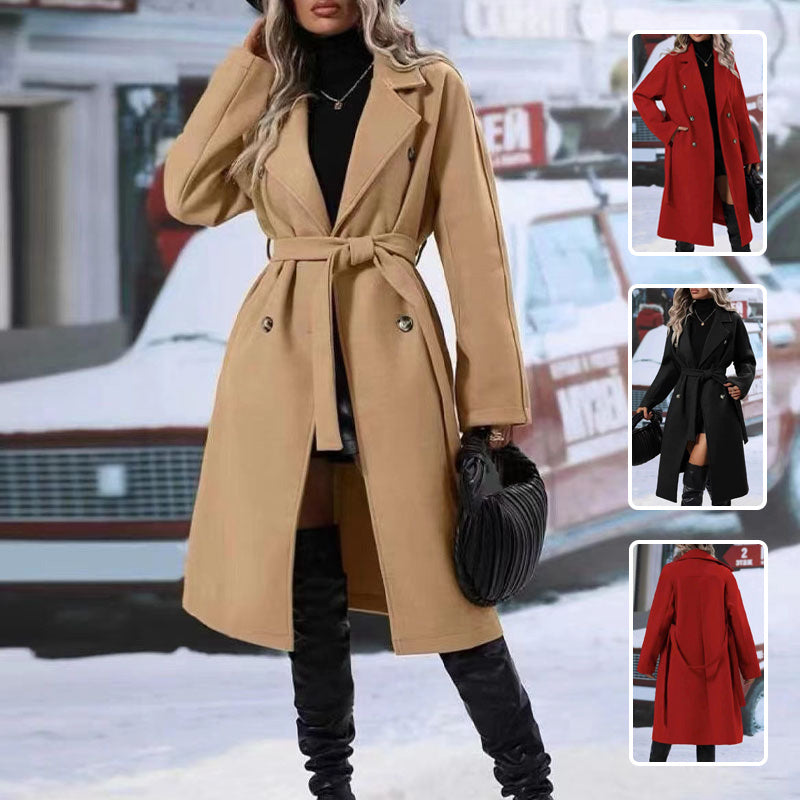 Trench-Coat  Élégant – L’Intemporel du Style Féminin