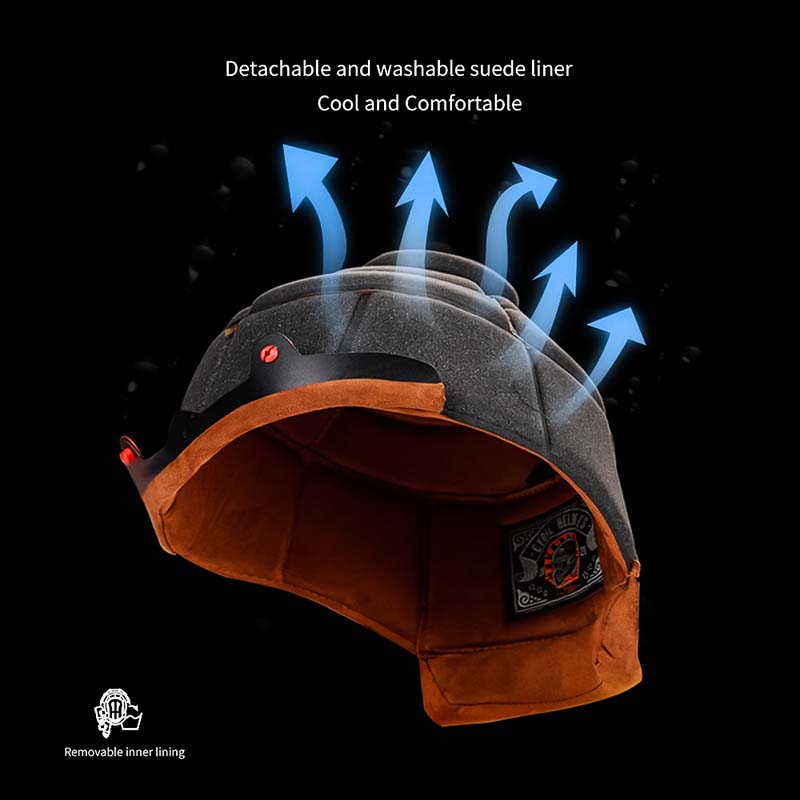 Karbonfiber helhjelm for motorsykkel | F389TS