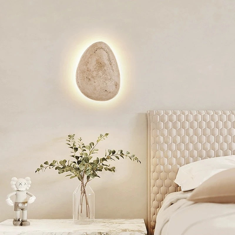 Beatrice schwebende Steinwandlampe