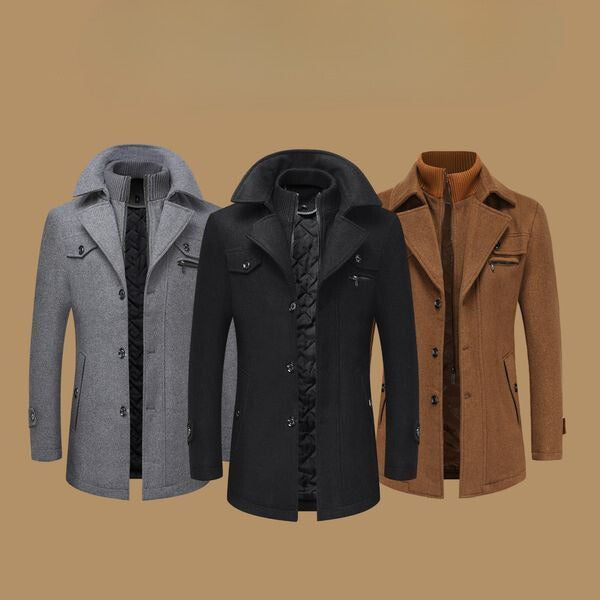 DAAN - Manteau/veste deux pièces - Manteau en mélange de laine
